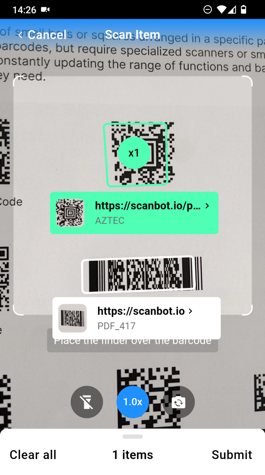 Vue.js Barcode Scanner Tutorial - Scanbot SDK