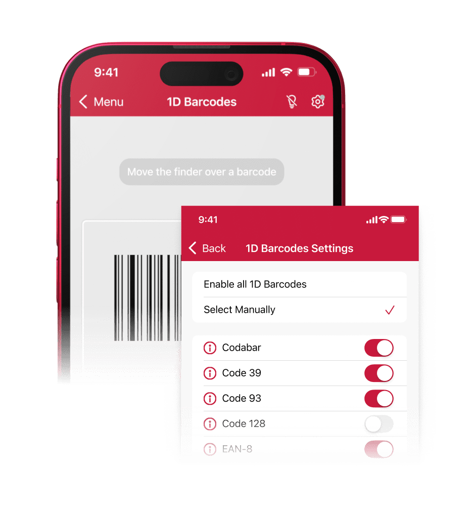 Barcode Feature Barcode Filters