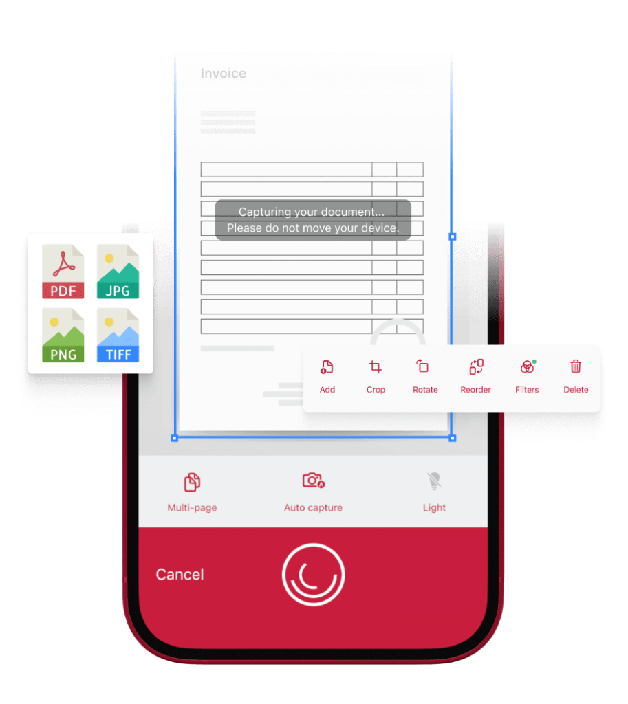 Document Scanner Software Scanbot SDK