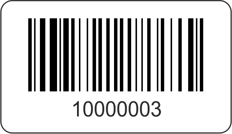 1D barcode (one dimensional barcode)