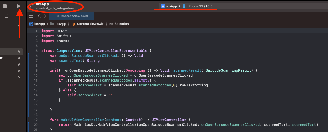 Compose Multiplatform barcode scanning UI tutorial - Scanbot SDK