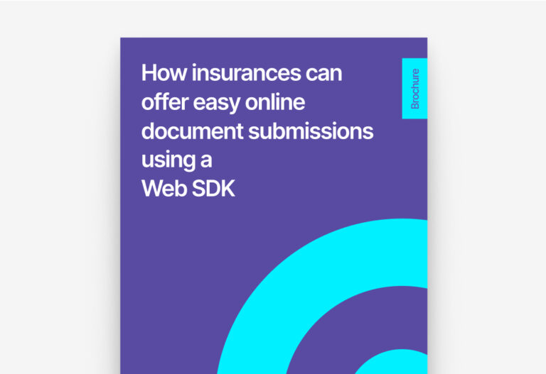 Web SDK for insurances brochure