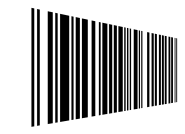 Example of a angled barcode