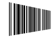 Beispiel für einen angewinkelten Barcode