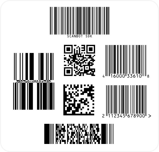 Various barcodes for testing