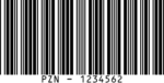 PZN (Pharmazentralnummer) Barcode