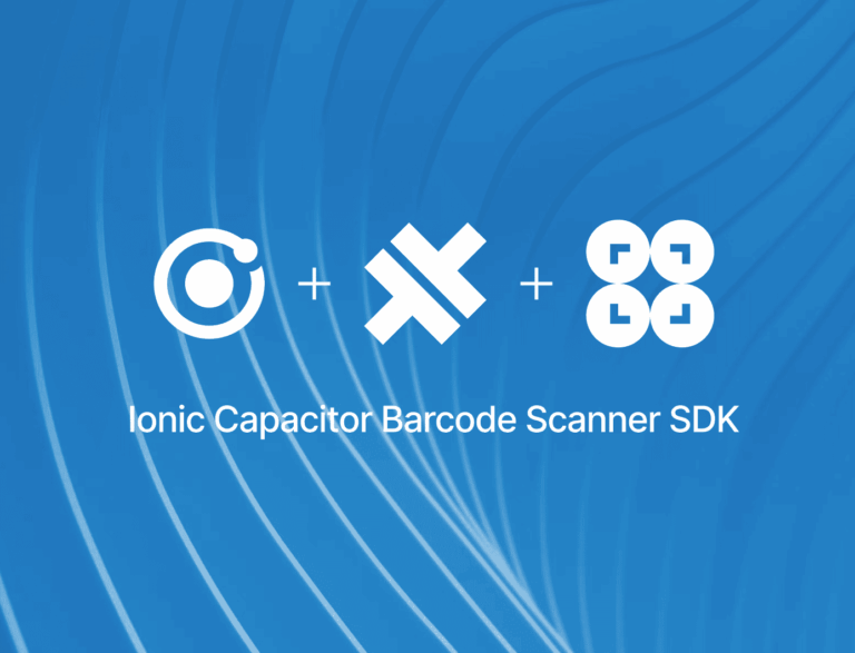 Ionic Capacitor Barcode Scanner SDK