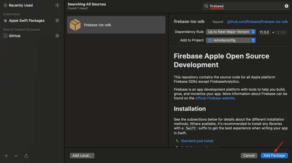 Update license key with Firebase Remote Config (iOS) - Scanbot SDK
