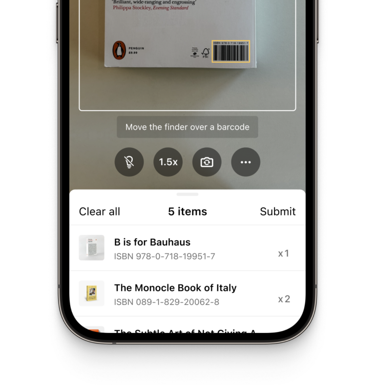 Batch Barcode Scanning