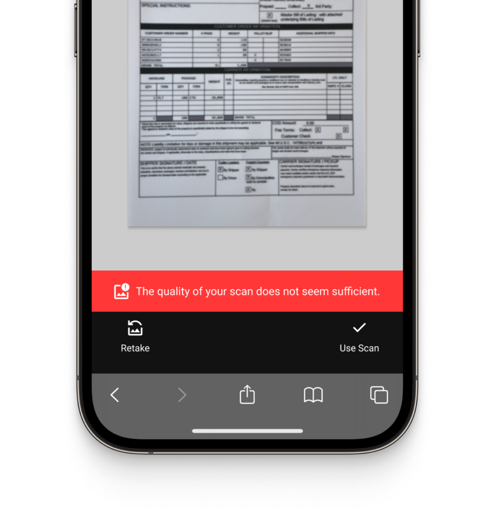 JavaScript Document Scanner - Scanbot SDK