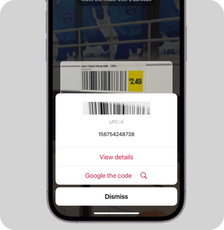 UPC Barcode Scanner - Scanbot SDK