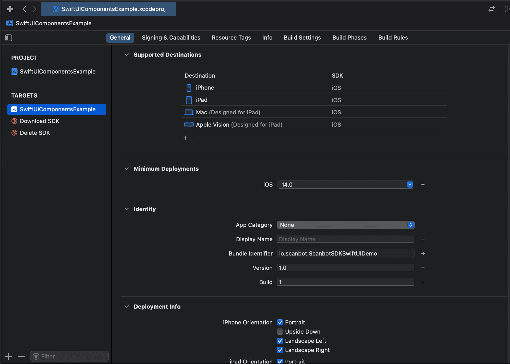 Finding the bundle ID in Xcode