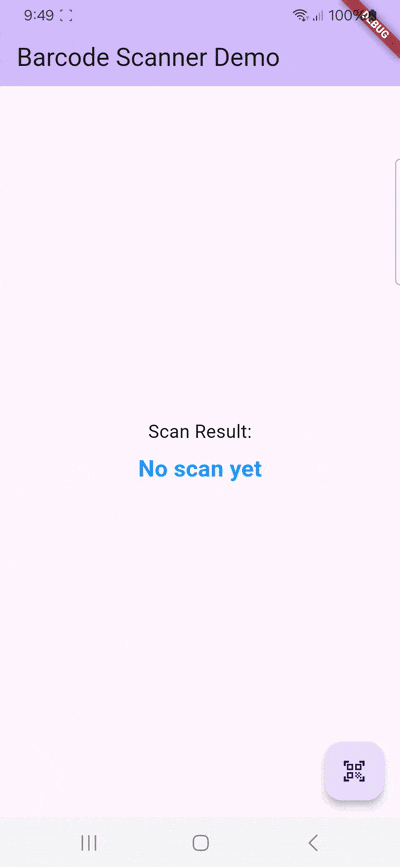 Scanning a single barcode with the flutter_barcode_scanner package