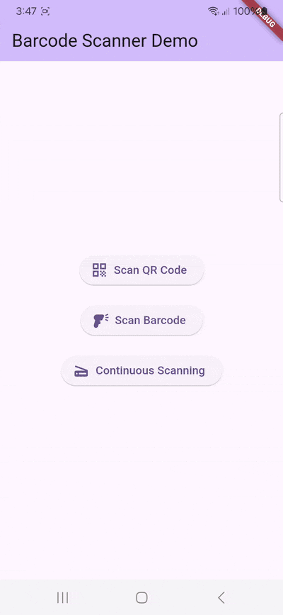 Scanning barcodes continously with the flutter_barcode_scanner package