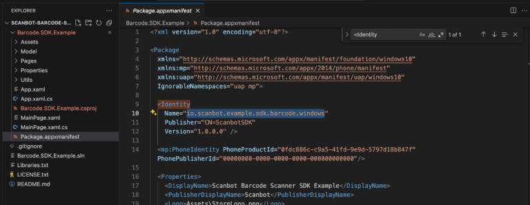 How to find your Bundle ID, Application ID, or Package Name - Scanbot SDK