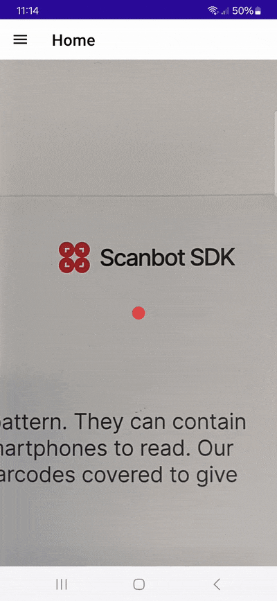 barcode-scanner-native-maui-tutorial-gif Scanning barcodes with the BarcodeScanning.Native.MAUI package