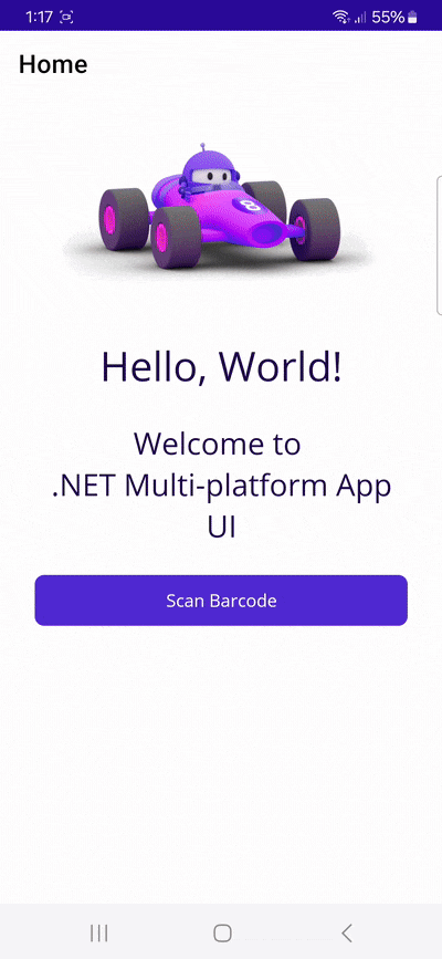 net-maui-barcode-scanner-tutorial-gif-new-01 Scanning a single barcode with our .NET MAUI barcode scanner