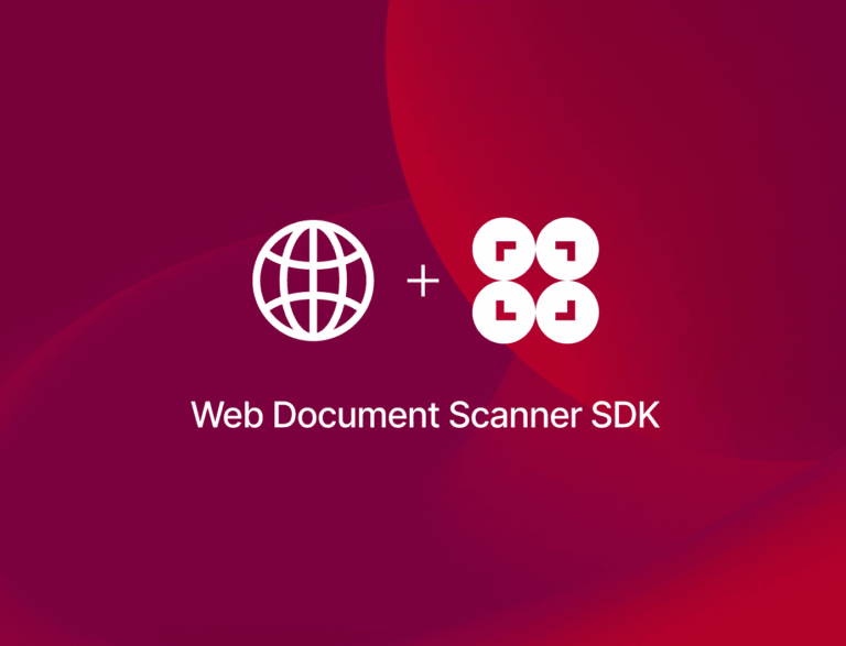 Web Document Scanner SDK