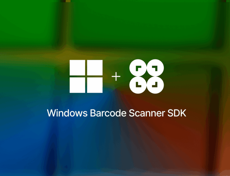 Windows Barcode Scanner SDK
