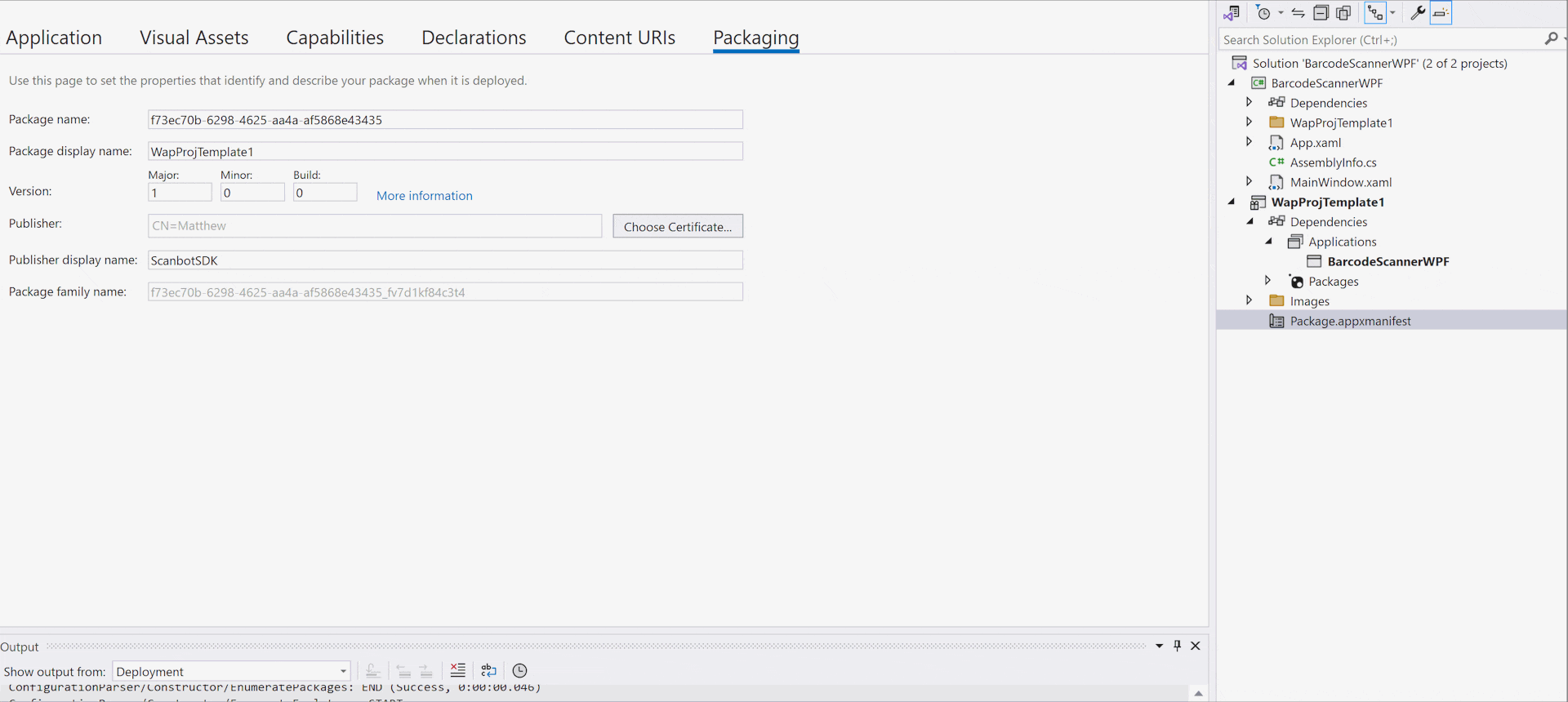 Using the package name to generate a trial license for the SDK