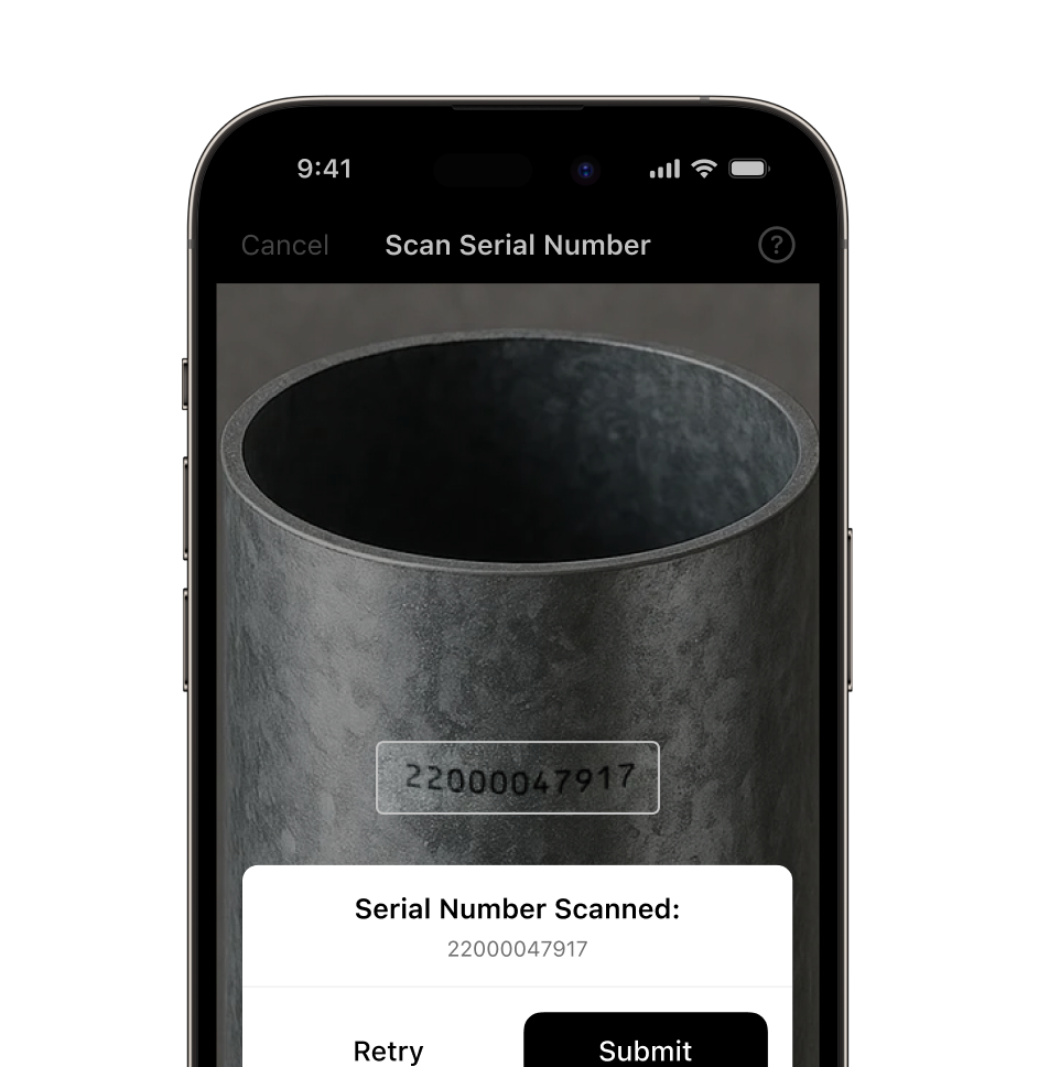 Serial Code Number Scanner