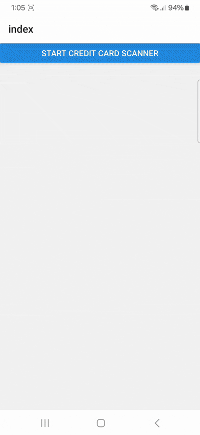 Scanning the MICR code on a check with our React Native Credit Card Scanner app