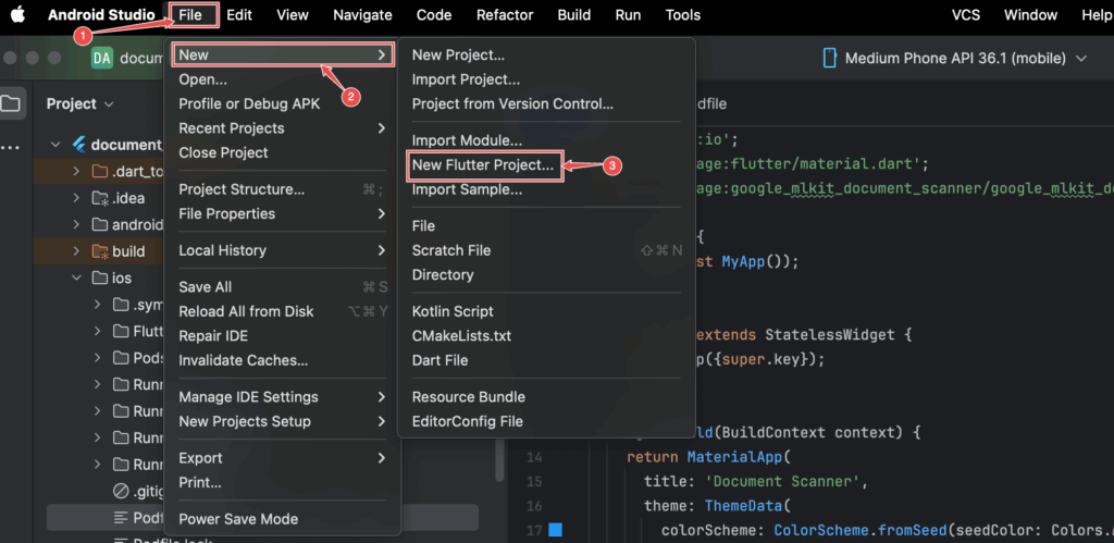Using ML Kit to build a Flutter document scanner app for Android and ...