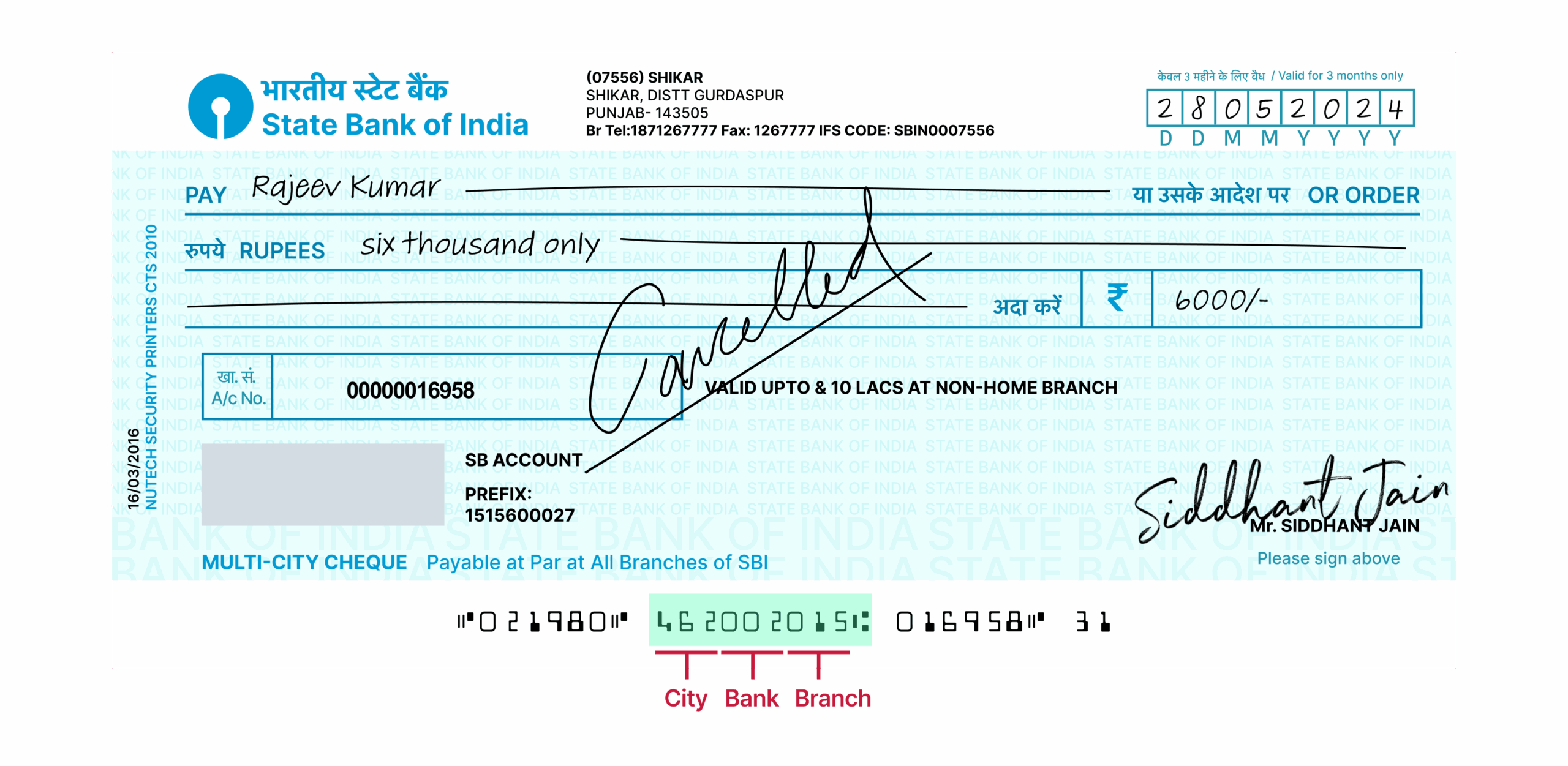 MICR Code India Check