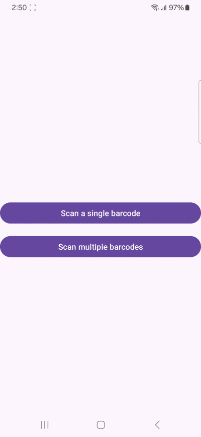 Scanning multiple barcodes with the Scanbot Android Barcode Scanner SDK