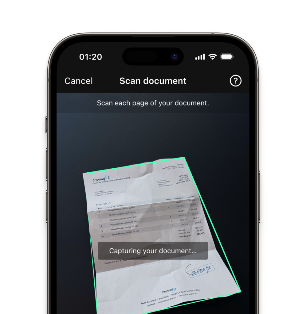 Document Scanner SDK – Smartphones as Flatbed Scanners