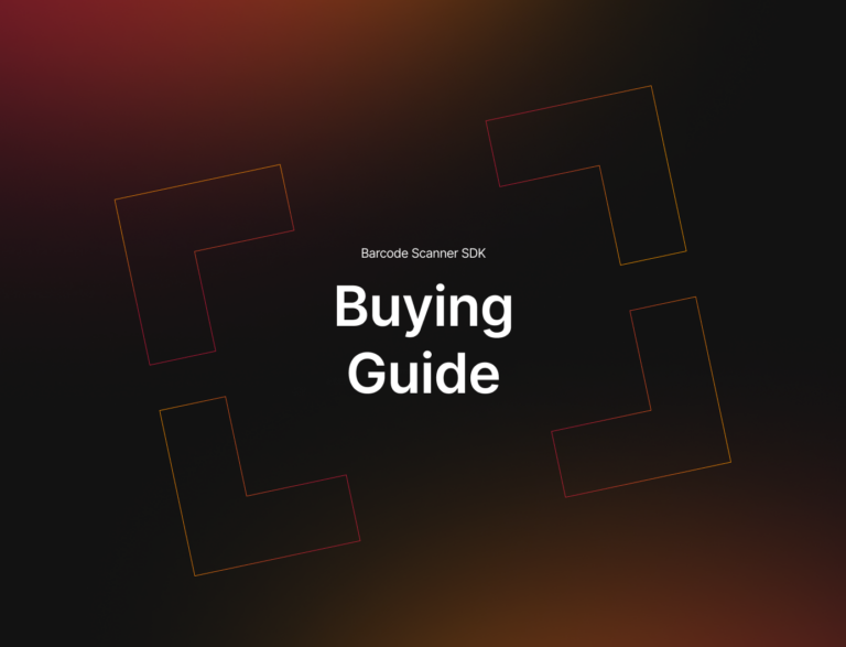 Buying Guide Barcode Scanner SDK